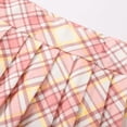thumbnail image 7 of Mini Skirts for Women Plaid Pleated Skirts Cute Comfortable Summer Loose Womens Short Skirt Light Pink XL, 7 of 7