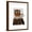 Brown Frame, variant on Art.com Flying Cat Art Print by Fab Funky, 12" x 16"