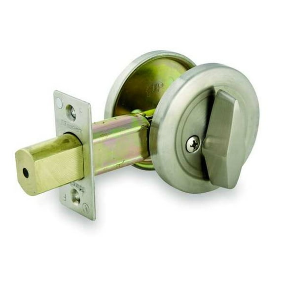 Master Lock Deadbolt,HD,Satin Chrome DSC0532D34ULD