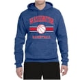 thumbnail image 2 of Wild Bobby City of Washington Basketball Fantasy Fan Sports Unisex Hoodie Sweatshirt, Vintage Heather Blue, Large, 2 of 5