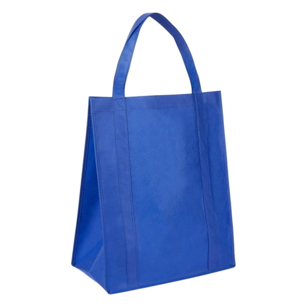 Bolsa non woven con fuelle-Mildura azul 33 x 40 x 18
