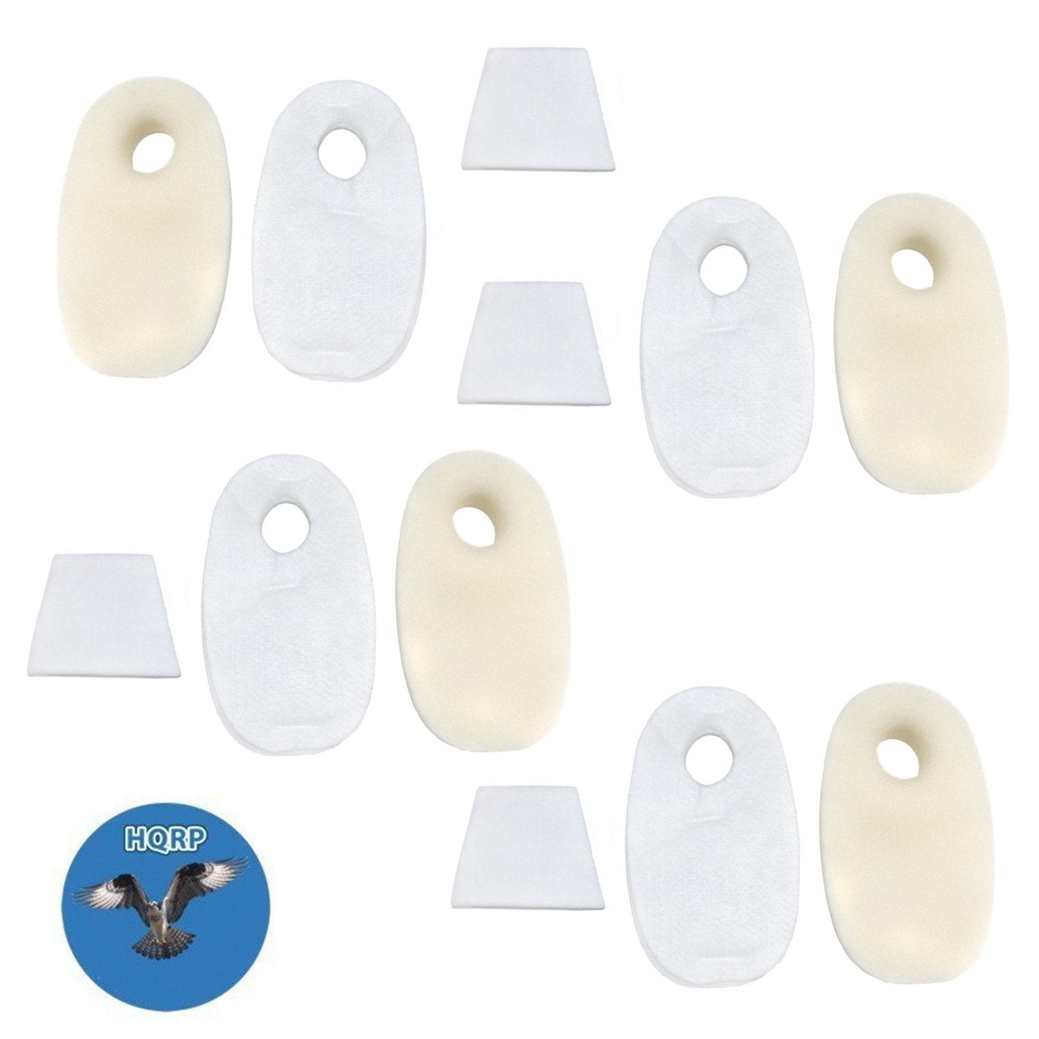 HQRP 4pack Filter Kit for Shark Rocket True Pet HV322 Upright Vacuum