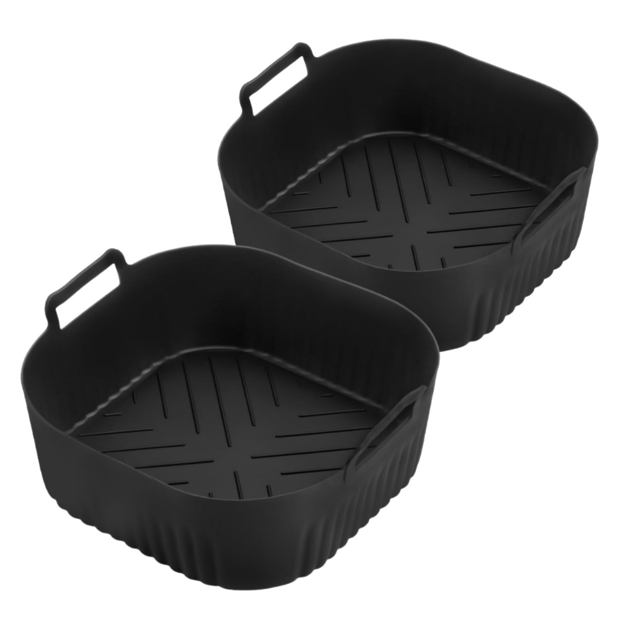 2 Pcs Silicone Air Fryer Liner Non-Stick Baskets For Na229 220 6Qt 4.2L