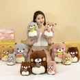thumbnail image 4 of Almohada para dormir de bebé, personaje de Anime de marmota, juguete de peluche, amigos de peluche suaves, 4 of 5