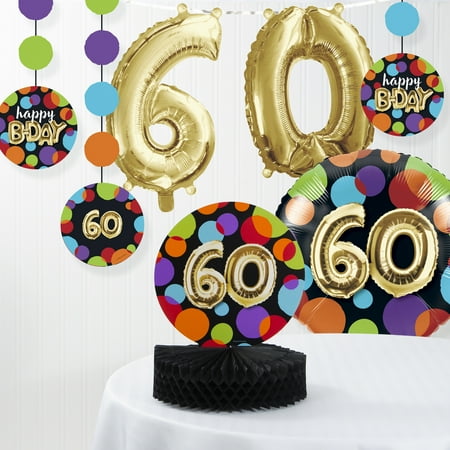 Balloon Birthday  60th  Decorations  Kit  Walmart com