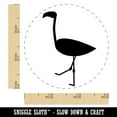 thumbnail image 2 of Flamingo Bird Solid Self-Inking Rubber Stamp Ink Stamper - Green Ink - Small 3/4 Inch, 2 of 7