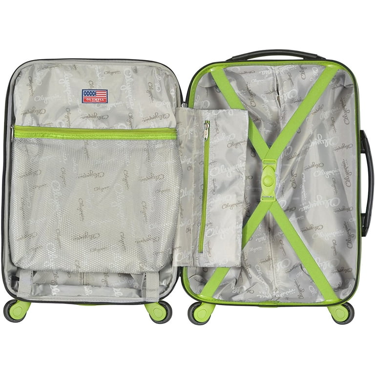 Olympia U.S.A. Apache Expandable Hardside Carry-On Luggage Spinner