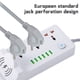 thumbnail image 4 of Multi Puerto Usb Estándar Americano 110V Doble Pin / Enchufe de Tres Pines Enchufe Multifuncional con 6 Puertos Usb Y Enchufes de Carga Inalámbrica con Puertos Usb, 4 of 7