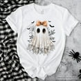 thumbnail image 6 of Coquette Ghost T-Shirt, Cute Halloween Tee for Girly Ghouls, 6 of 6