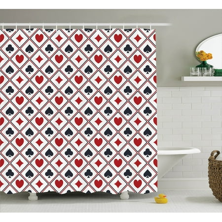 Gambling shower curtain