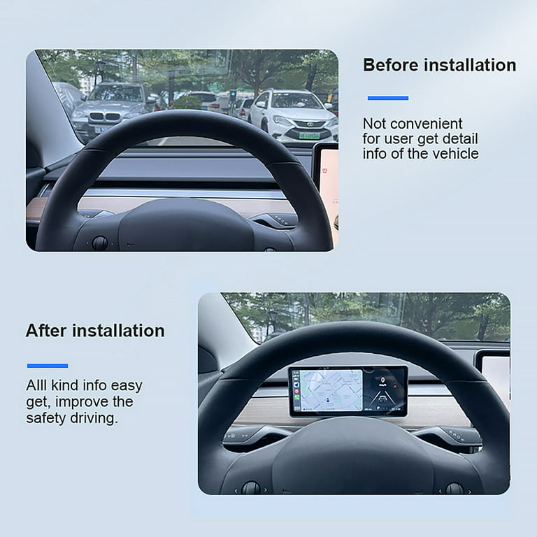 Head Up Display for Tesla Model 3 2017-2023 Model Y 2019-2023，Digital  Speedometer for Car with Wireless Carplay Carlife Android-Auto, Power Speed  Instrument Panel 9'' Touchscreen 1920 * 720 IPS HD - Yahoo Shopping