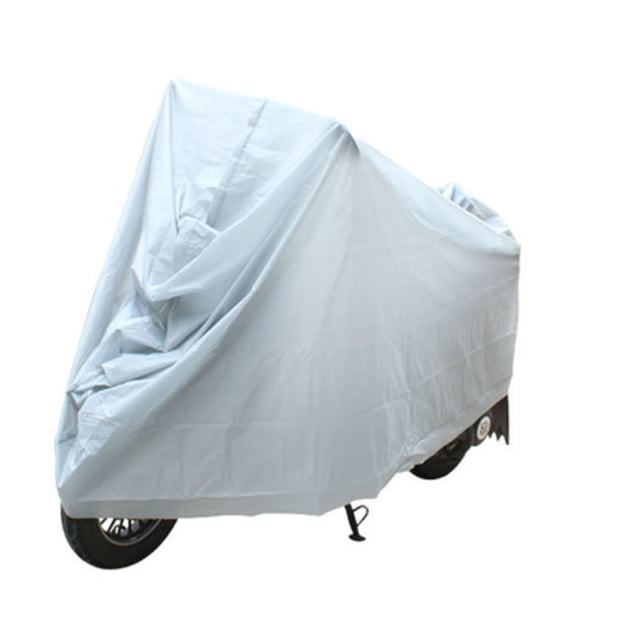Cubierta de lluvia para motocicleta PEVA, protección a prueba de lluvia, antigolpes, cubierta de motocicleta de Color sólido para exteriores XL 140 X 240 cm/55,1 X 94,5 pulgadas