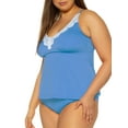 thumbnail image 2 of BCA Women's Plus Size Samantha Tankini V Neck Swimsuit Top, 2 of 3
