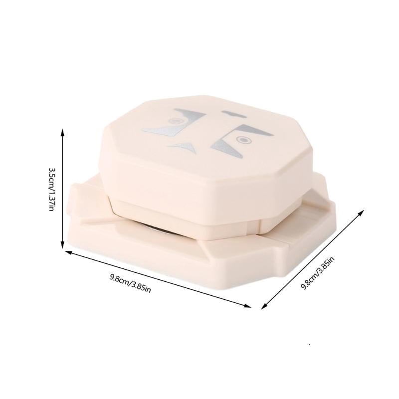 CEORPER 4 in 1 Paper Corner Punch Multiple Hole Sizes High Capacity Ergonomic Design
