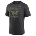 thumbnail image 2 of Men's Fanatics Heather Charcoal Vegas Golden Knights 2025 Stanley Cup Playoffs Crossbar Tri-Blend T-Shirt, 2 of 4