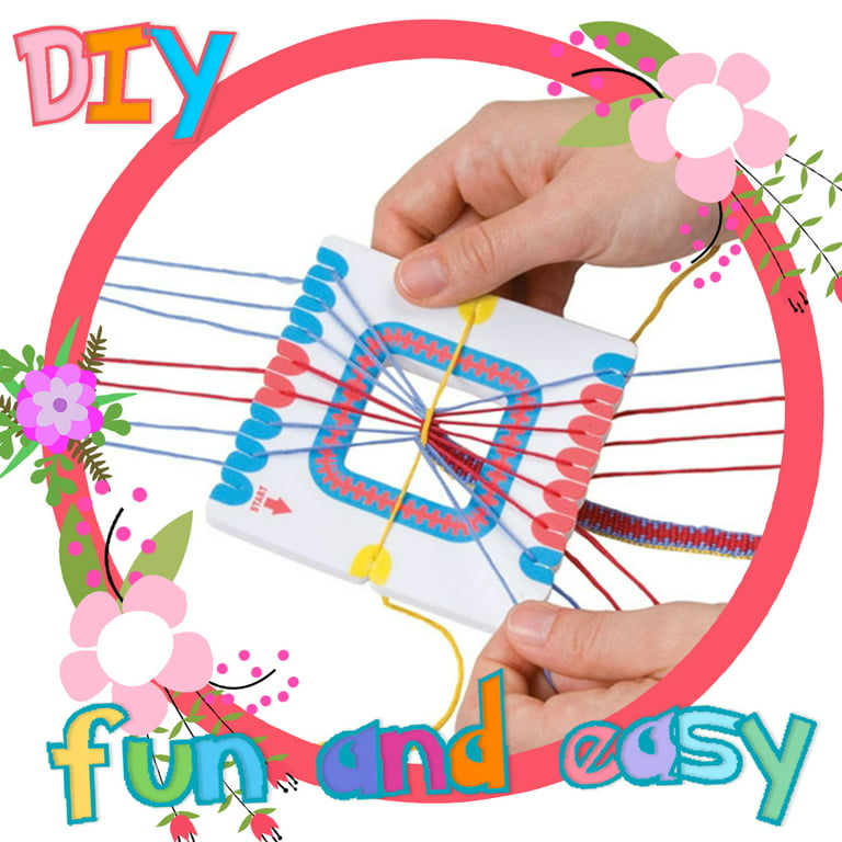Friendship Bracelet Making Kit, Toys For Girls Ages 7 8 9 10 11 12