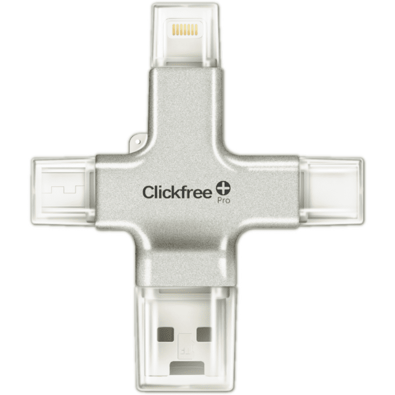  Clickfree™ PRO USB 3.0 MFi-Certified Photo and Video