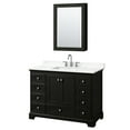 thumbnail image 4 of Wyndham Collection Wcs202048s-Qtz-Us3med Deborah 48" Free Standing Single Basin Vanity Set, 4 of 6