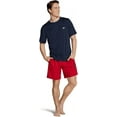 thumbnail image 3 of Speedo Men's Rash Guard Swim Shirt - (Navy, Large), 3 of 3