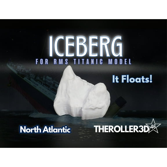 Floating Iceberg for RMS Titanic Model
