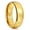Gold, variant on King Will Basic 6mm Tungsten Wedding Band Ring for Men Women Silver Domed High Polish Tungsten Carbide Ring Comfort Fit Size 10