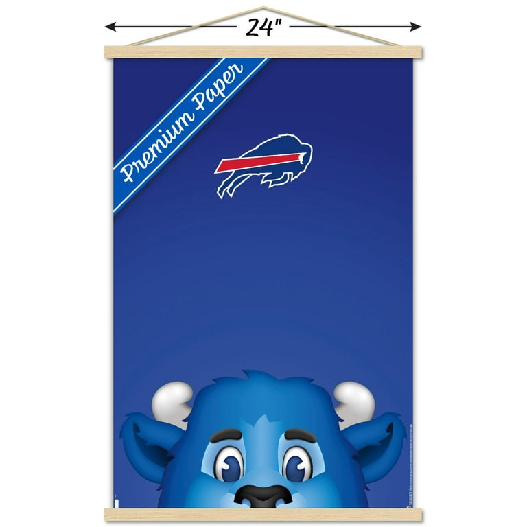 : NFL Buffalo Bills - S. Preston Mascot Billy 20 Wall Poster with  Push Pins : Toys & Games