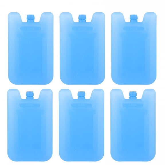 ACDANC 6Pcs Freezer Packs for Air Conditioner Fan Ice Packs Ice Blocks Cooler Freezer Packs Reusable Ice Packs