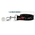 thumbnail image 5 of Warner Bros. Horror Movies Pet Leash, Dog Leash, A Nightmare on Elm Street Ready or Not Freddy Silhouette, 4 Feet Long 1.0 Inch Wide, 5 of 6