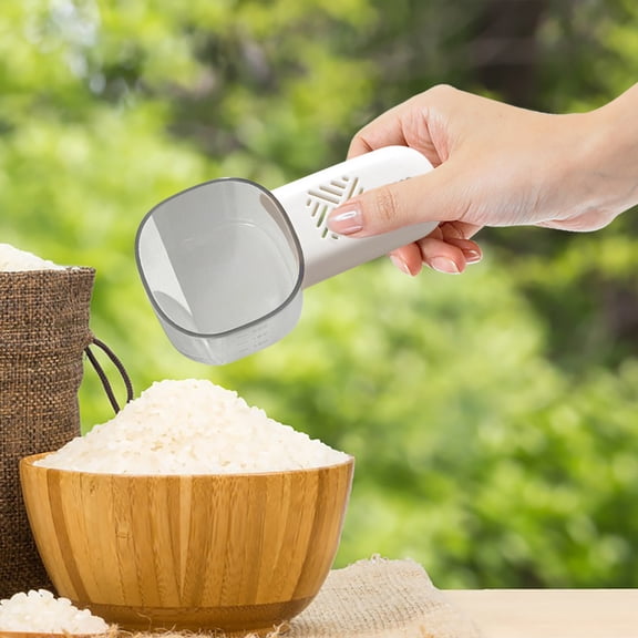 JilgTeok 1 Packs Multifunctional Food Measuring Scoop Household Food Grade Kitchen Measurement Units for Cereal Rice Solid Liquid Ingredients