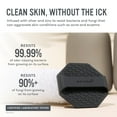 thumbnail image 3 of Sud Scrub® Silicone Face Scrubber, Gentle Face Exfoliator For Sensitive Skin, Facial Cleansing Brush For Acne, Charcoal, 3 of 8