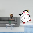thumbnail image 2 of Reloj De Mesa Con Figura De Pingüino Moderno, Pieza De Colección, Adorno Decorativo Para Estantería, Oficina, Dormitorio O Armario. Funciona Con Pilas. Multifuncional., 2 of 8