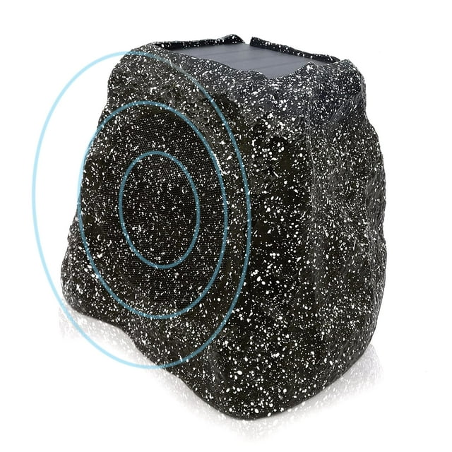 Altavoz Rock Herdio 8 Outdoor Bluetooth Solar 120W IPX7 Gris