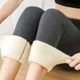 thumbnail image 4 of Mujeres cálidas leggings espesar empuje la elasticidad femenino femenino noveno noveno pantalón adelgazamiento de color sólido clima frío pantalones suaves azul oscuro l Methold AP004665-21, 4 of 7