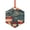 Hexagon, variant on Naloa Vintage American Flag Elephant Acrylic Santa Tree Decorations Christmas Hanging Pendant for Christmas Winter New Year Party Hanging Decorations-Round Shape