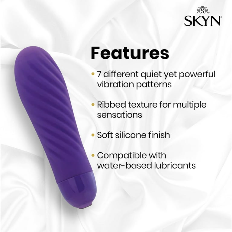 skyn pulse vibrating bullet SKYN THRILL Discreet Vibrating Bullet Pocket Size Massager Vibrator USB  Recharge main image 0
