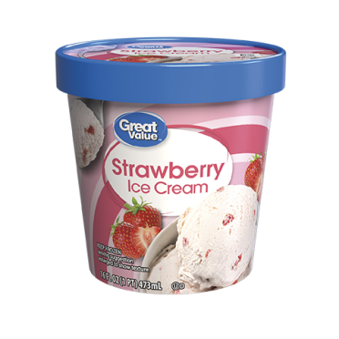 Great Value Ice Cream Bubble Gum 48 Fl Oz Walmart Com