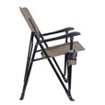 thumbnail image 2 of GCI Outdoor Eazy Chair Folding Quad Camping Chair with Carry Bag, Aged Fatigue, 2 of 7