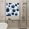 thumbnail image 4 of Wall Art Prints, Navy Blue Marble Framed Canvas Prints for Bedroom Living Room Bathroom Office, Gold White Geometric Hexagon Modern Gallery Wrap Wall Art Poster for Gifts Home Decor 20"x20", 4 of 9