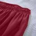 thumbnail image 5 of Home Details 18" Drop Wrap Around Bed Ruffle Twin/Full in Burgundy, 5 of 7