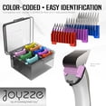 thumbnail image 4 of Pet Clipper Comb Set – Stainless Steel Attachments for 5-in-1 Detachable Blades – Guide Combs for Dog & Cat Grooming, 4 of 6