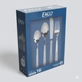thumbnail image 4 of Juego de Cubiertos Ekco de Acero Inoxidable con Mango Texturizado de 16 Piezas – Plata, 4 of 4
