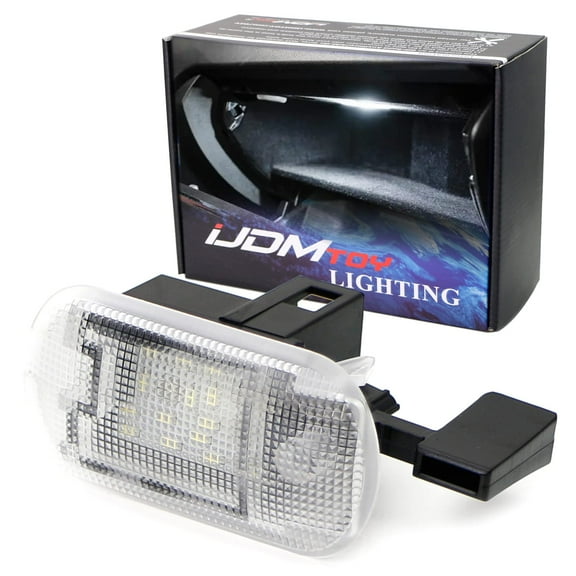 Super Bright 2W High Power Xenon White Full LED Glove Box Light Assembly For Volkswagen MK4 Golf Jetta Bora Beetle Touareg, Powered by 18-SMD LED Diodes