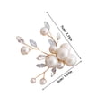 thumbnail image 2 of unbranded 1Par Accesorios Para De Novia Con De Perla Y, 2 of 8