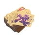 thumbnail image 1 of 110 tarjetas de lámina dorada de dibujos animados de anime, impermeables, de PVC, en inglés, doradas, raras, para juegos de mesa, 1 of 15