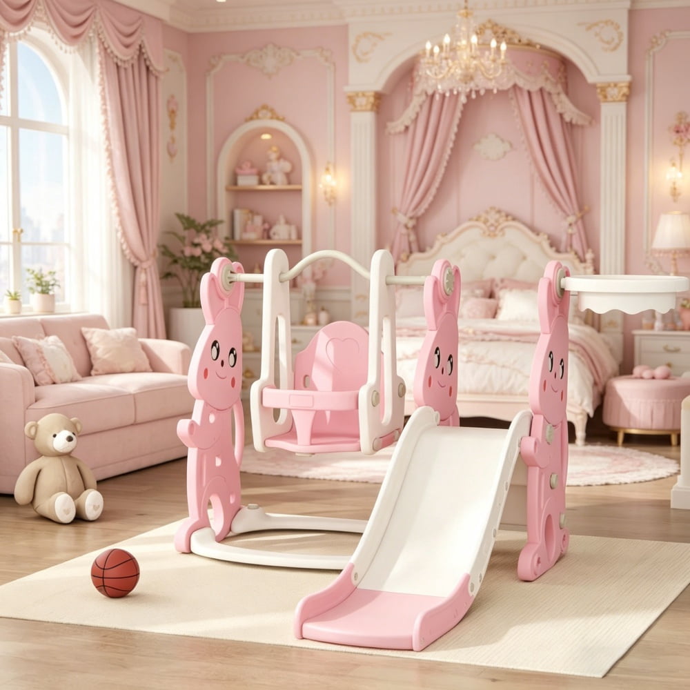 Slide and Swing Set