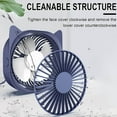 thumbnail image 6 of XGFHYJEH Desk Fan, Box Fan, Small Fan, Box Fans for Home, Desk Fans under $15.00, Small Box Fan, Portable Personal Quiet Electric Fan for Home, Plastic, 6 of 7
