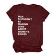 thumbnail image 2 of Pompotops T-Shirt Décontracté à Manches Courtes pour Femmes avec Imprimé Lettre, 2 of 6