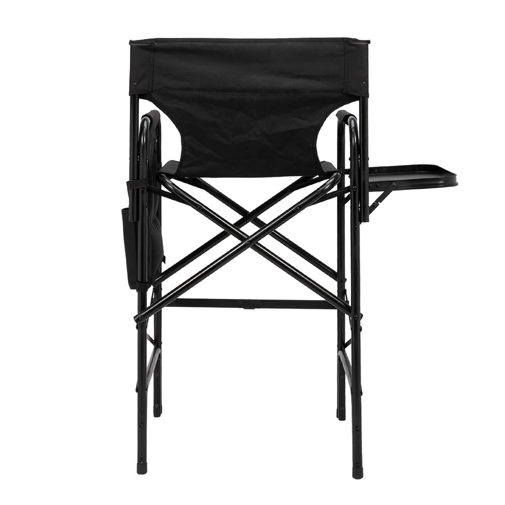 GoDecor Director Chair with Side Table Camping Chair Tall Aluminum