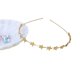 thumbnail image 2 of Diadema vintage, accesorio para el cabello de hadas, horquilla de mariposa con diamantes de imitación de metal, borde fino, diadema de joyería simple para ocasiones especiales, 2 of 5