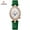 Green strap, variant on Fashion Quartz Watch – Oval Dial, Waterproof Design, and Diamond Highlights